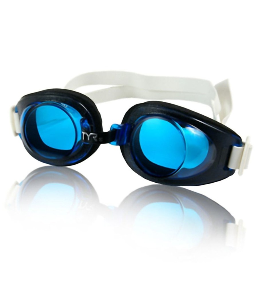 Kids TYR Swimming Goggles | Tyr Kids Foam Goggles Blue/Black