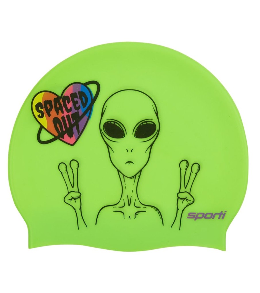 Swim Equipment Sporti | Silicone Swim Cap Spaced Out