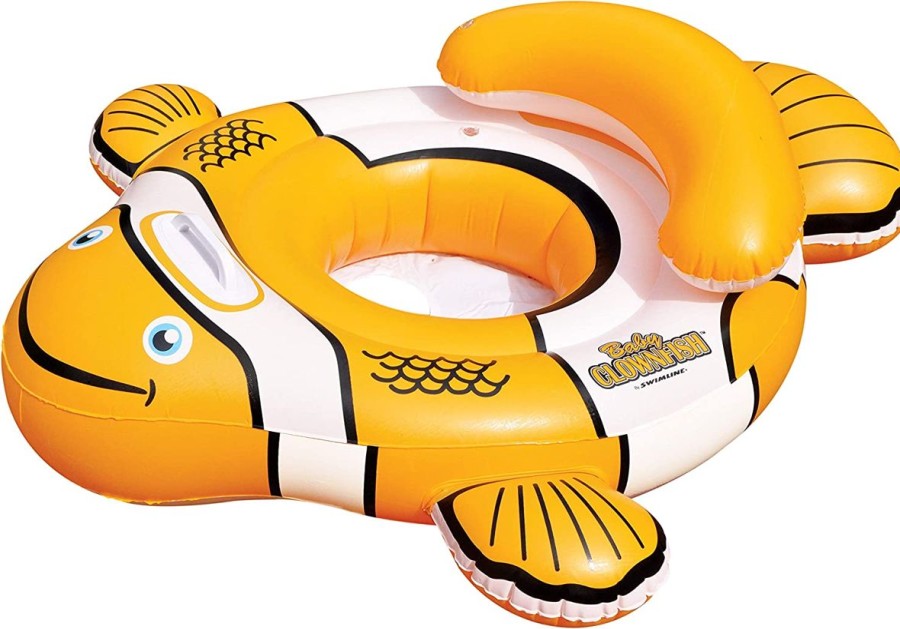 Kids Swimline Swim Rings & Seats | Clownfish Baby Seat