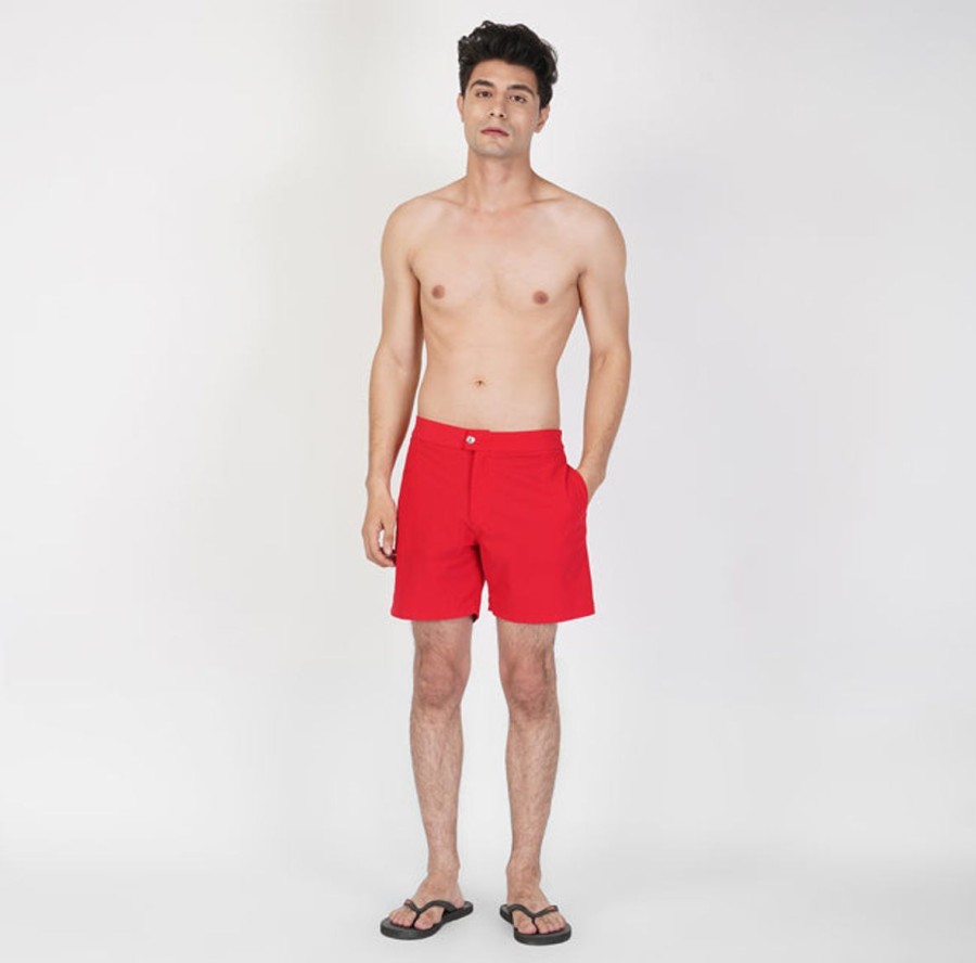 Men Rey&I Swimwear And Board Shorts | King / Scarlet