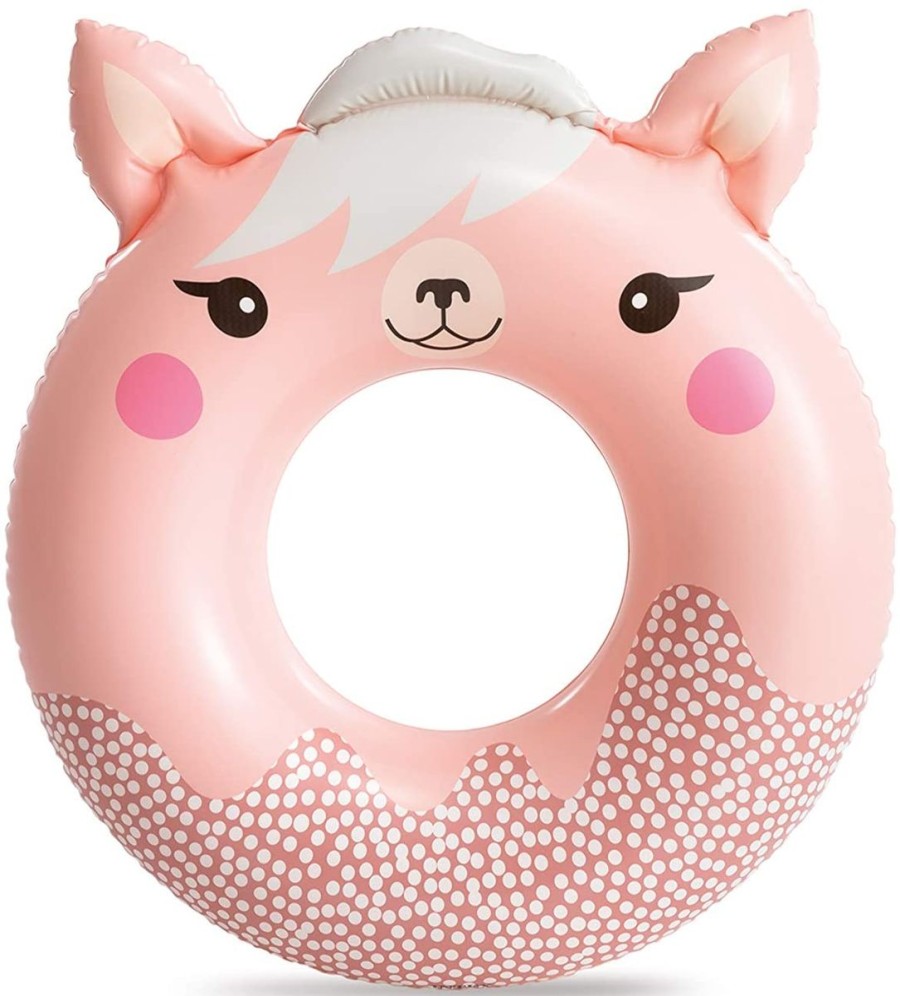 Kids The Beach Company Learn To Swim | Pink Cute Llama Ring