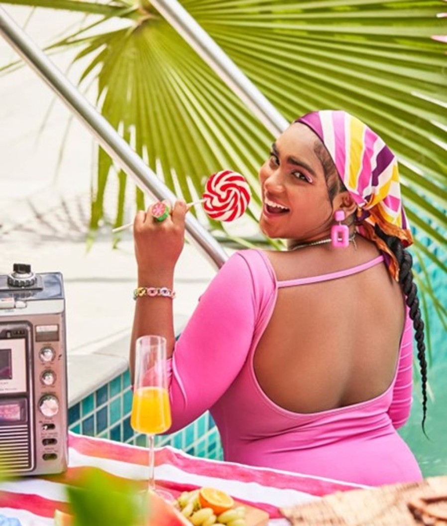 Women MAG Swim Swimwear | Pink Paradise (Plus Size)