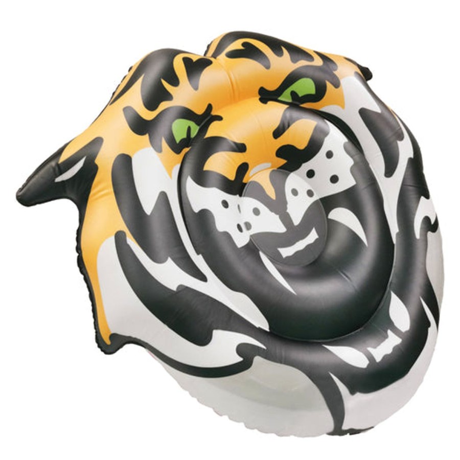 Kids HIGHFIVE Pool Floats & Games | Tiger Print Inflatable Pool Float