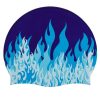 Swim Equipment Sporti | Fast Flames Silicone Swim Cap Multi Blue