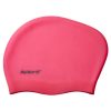 Swim Equipment Sporti | Solid Long Hair Bun Silicone Swim Cap Bright Pink