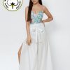 Women Esha Lal Beachwear | Hope Island Wrap Pants White