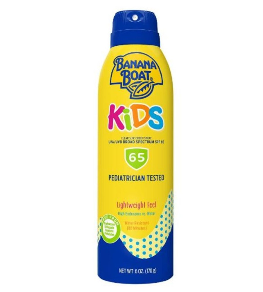 Kids Banana Boat Suncare For Kids | Kids Sport Sunscreen Spray Spf 65 170Ml