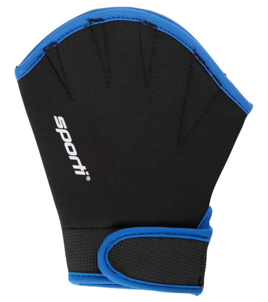 Swim Equipment Sporti | Neoprene Webbed Fitness Gloves Black