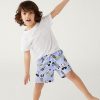 Kids Marks & Spencer Swimsuits For Boys | Mickey™ Swim Shorts Blue Mix