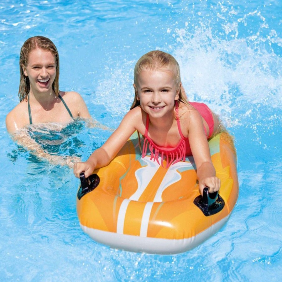 Kids The Beach Company Pool Floats & Games | Joy Rider Pool Float Yellow