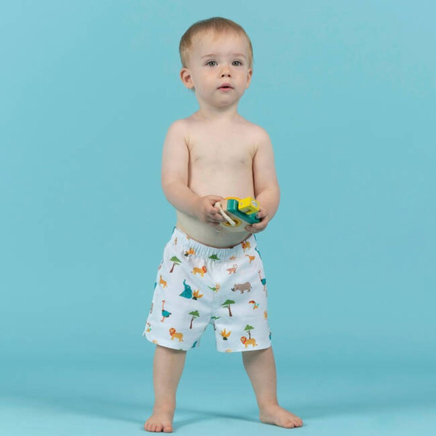 Kids Decathlon Swimsuits For Boys | Savannah Print Swim Shorts