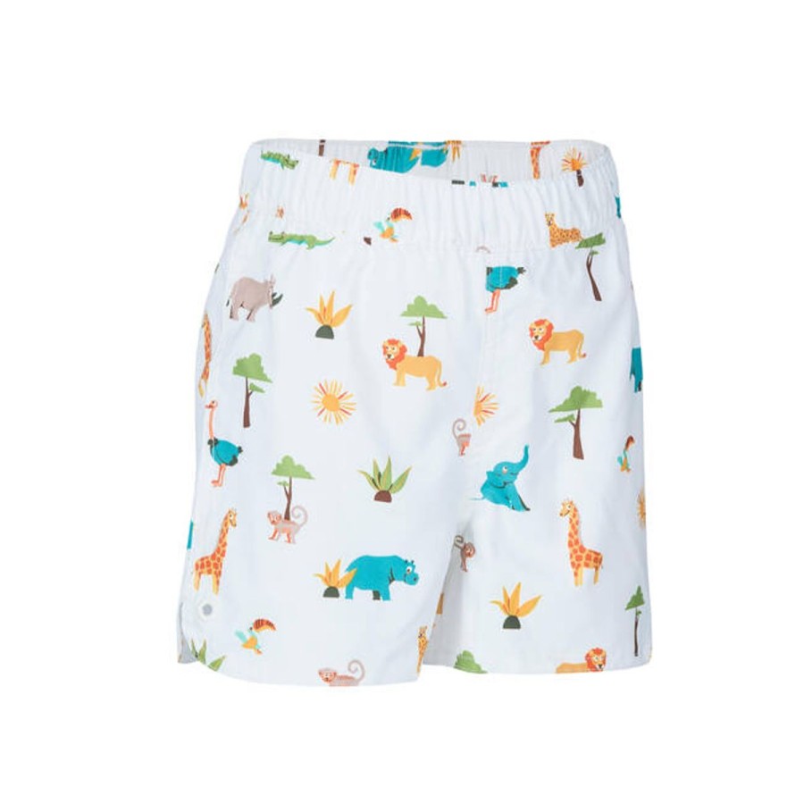 Kids Decathlon Swimsuits For Boys | Savannah Print Swim Shorts