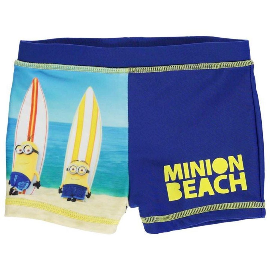 Kids The Beach Company Swimsuits For Boys | Minions Swim Pants - Blue