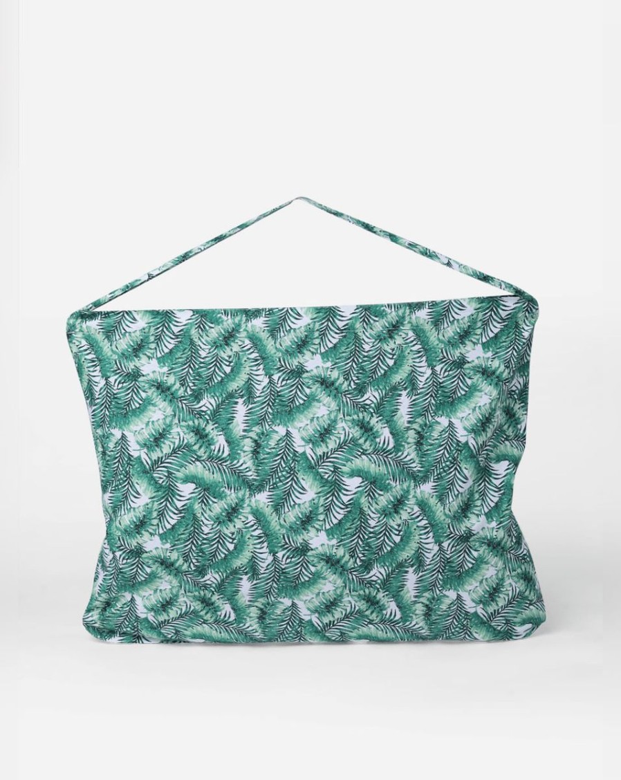 Women Vero Moda Bags & Totes | Organic Cotton Tropical Tote Bag Green