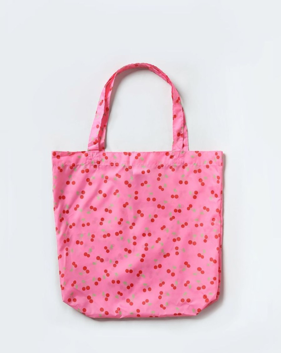 Women ONLY Bags & Totes | Pink Cherry Print Tote Bag Sachet Pink