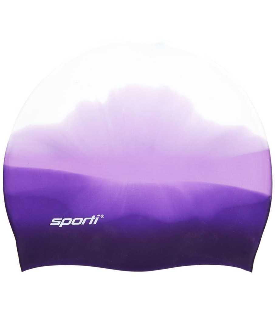 Swim Equipment Sporti | Multi Color Silicone Swim Cap Multi Purple