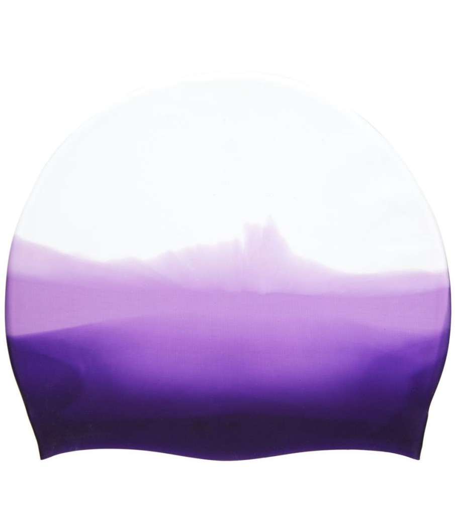 Swim Equipment Sporti | Multi Color Silicone Swim Cap Multi Purple