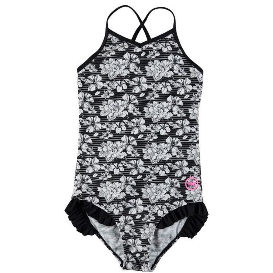 Kids HOT TUNA Swimsuits For Girls | Hot Tuna Floral Swimsuit Mono