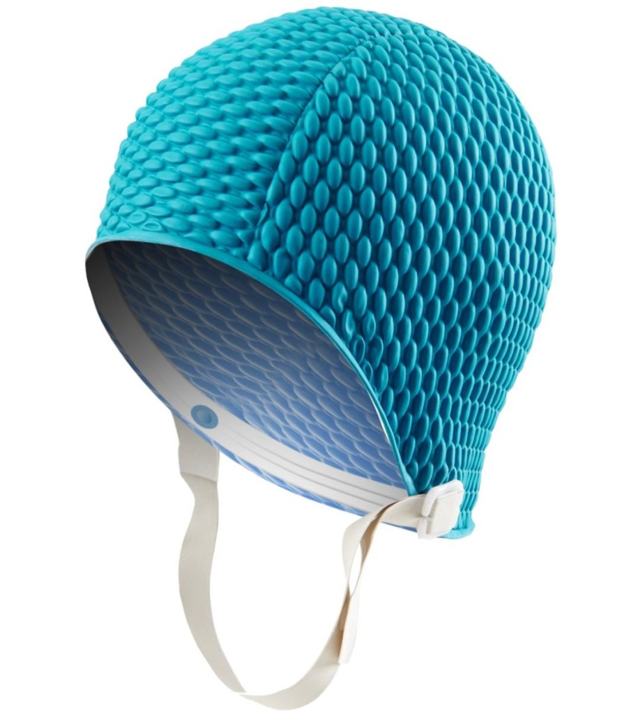 Swim Equipment Sporti | Bubble Swim Cap With Chin Strap