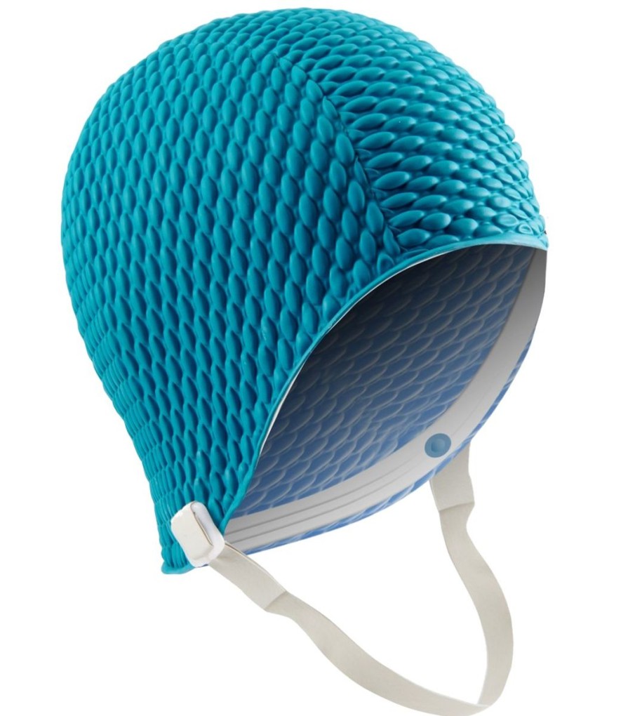 Swim Equipment Sporti | Bubble Swim Cap With Chin Strap