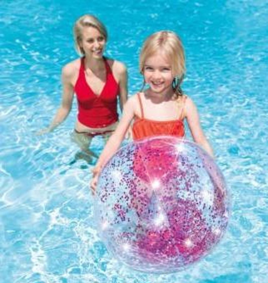 Pool Fun The Beach Company | Glitter Beach Ball 28" Pink