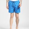 Men JACK & JONES Swimwear And Board Shorts | Blue Printed Swim Shorts