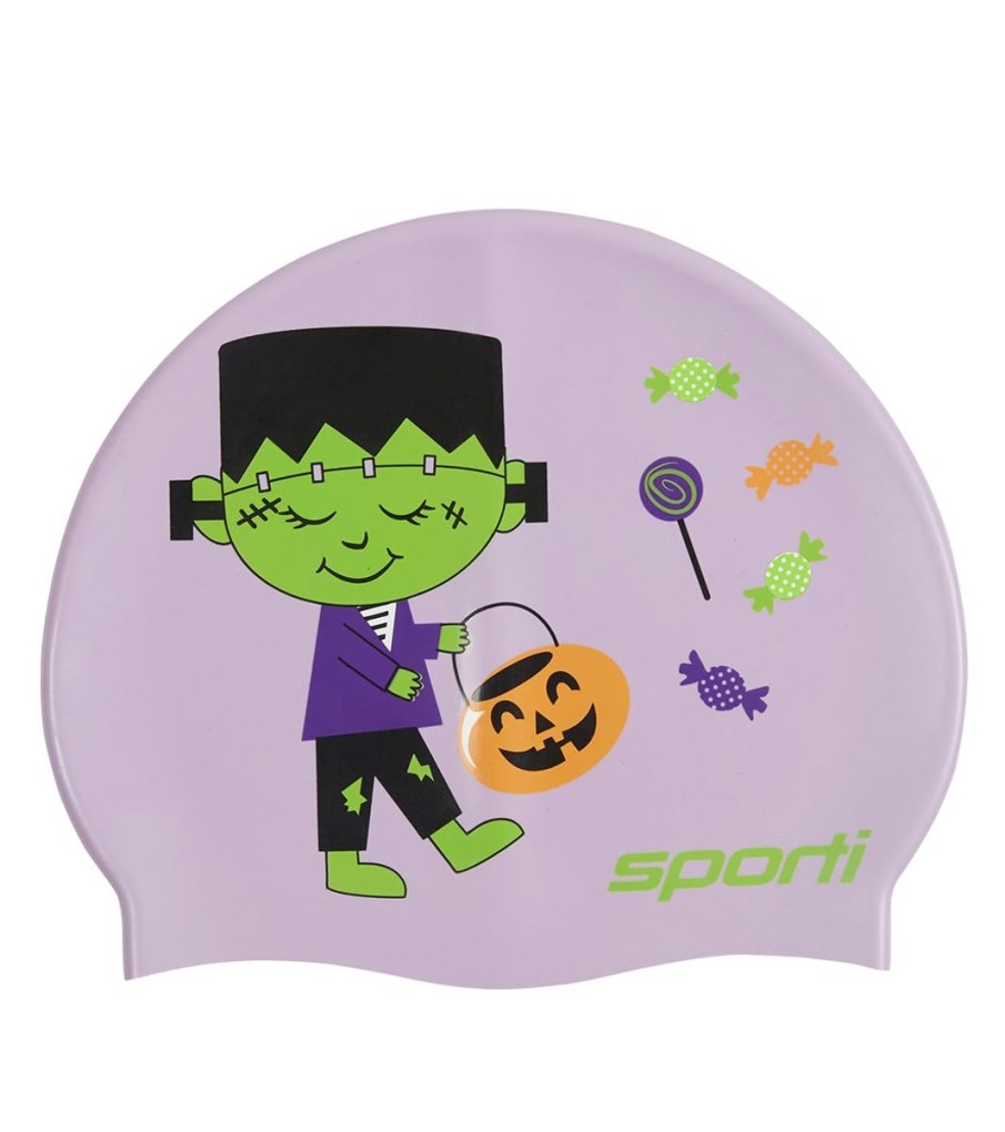 Kids Sporti Swimming Caps | Silicone Swim Cap Jr. Young Frankenstein