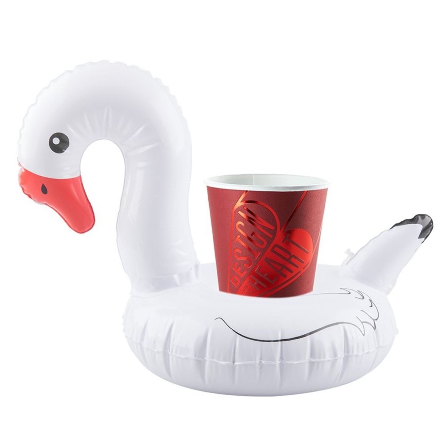 Pool Fun The Beach Company | Inflatable Swan Drink Holder (Pack Of 3)