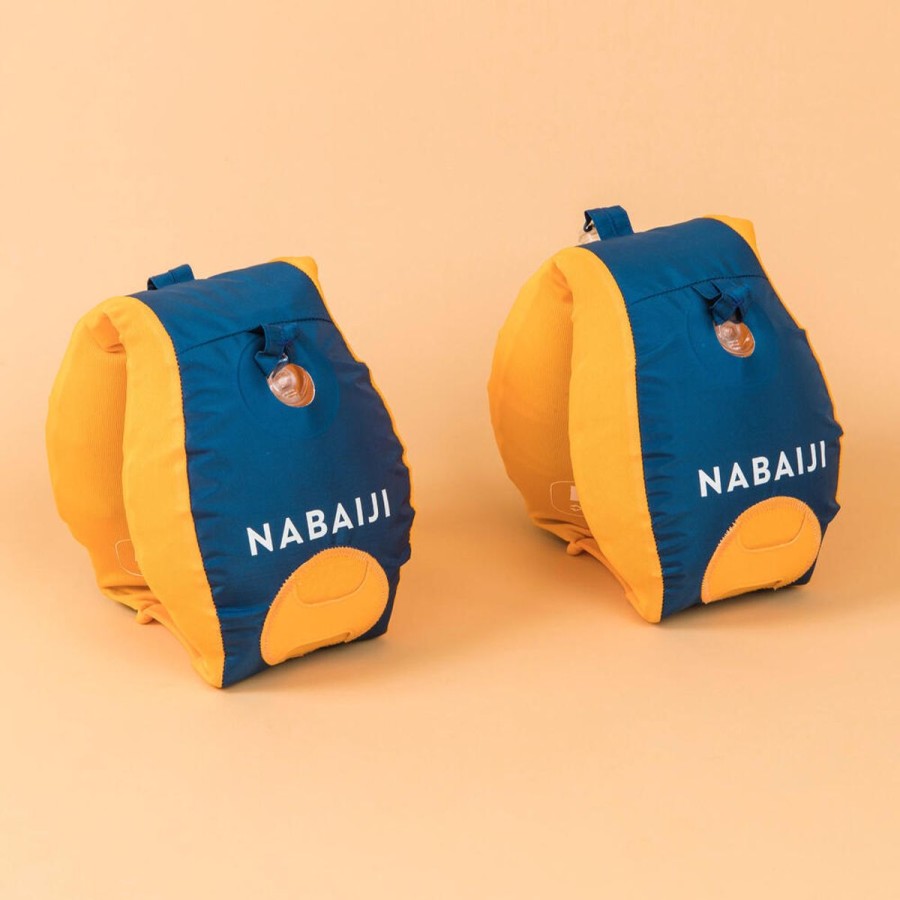 Kids NABAIJI Armbands | Kids Tiswim Adjustable Swimming Pool Armbands Tiger Blue