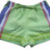 Women The Beach Company Beachwear | Green Kikoy Shorts