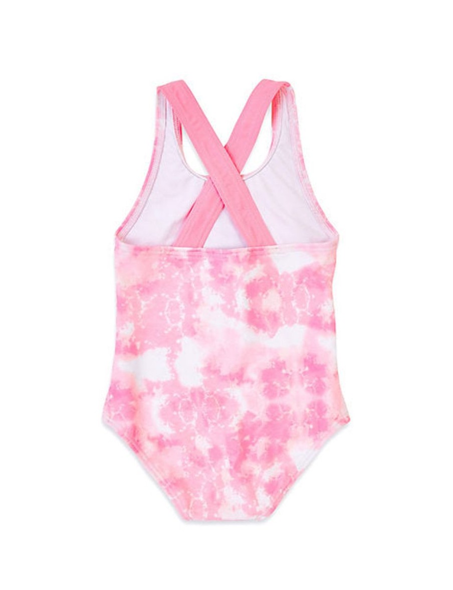 Kids Marks & Spencer Swimsuits For Girls | Tie Dye Unicorn Swimsuit Pink Mix