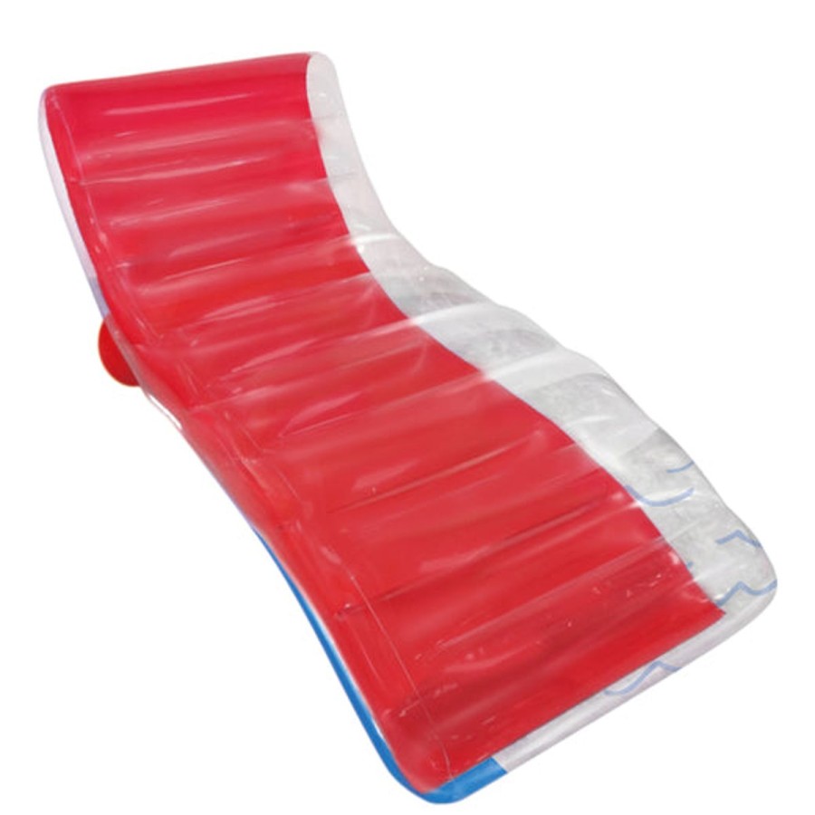 Pool Fun HIGHFIVE | Wave Lounger Pool Float Red