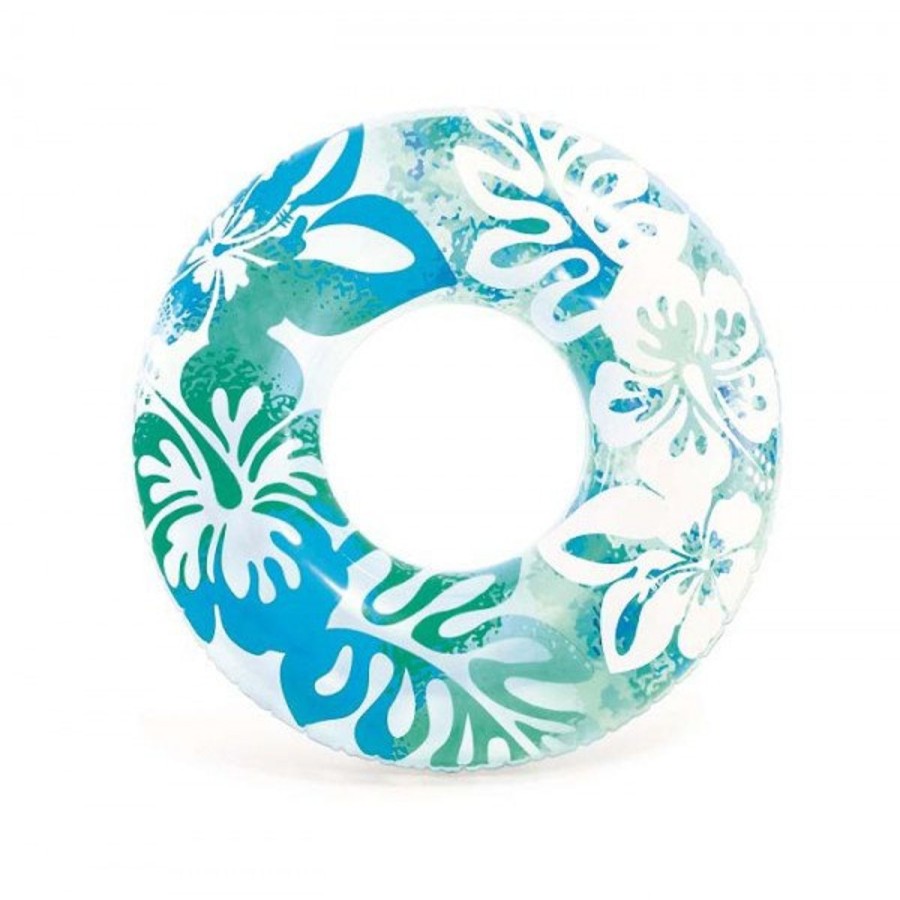 Kids The Beach Company Pool Floats & Games | Tropical Pool Tube Blue