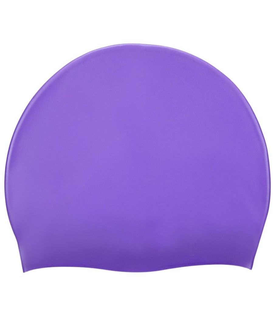 Swim Equipment Sporti | Sporti Silicone Swim Cap Purple