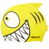 Kids Sporti Swimming Caps | Cartoon Shark Silicone Swim Cap Jr. Yellow