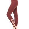 Women South Beach Activewear | South Beach Cutout Stirrup Leggings