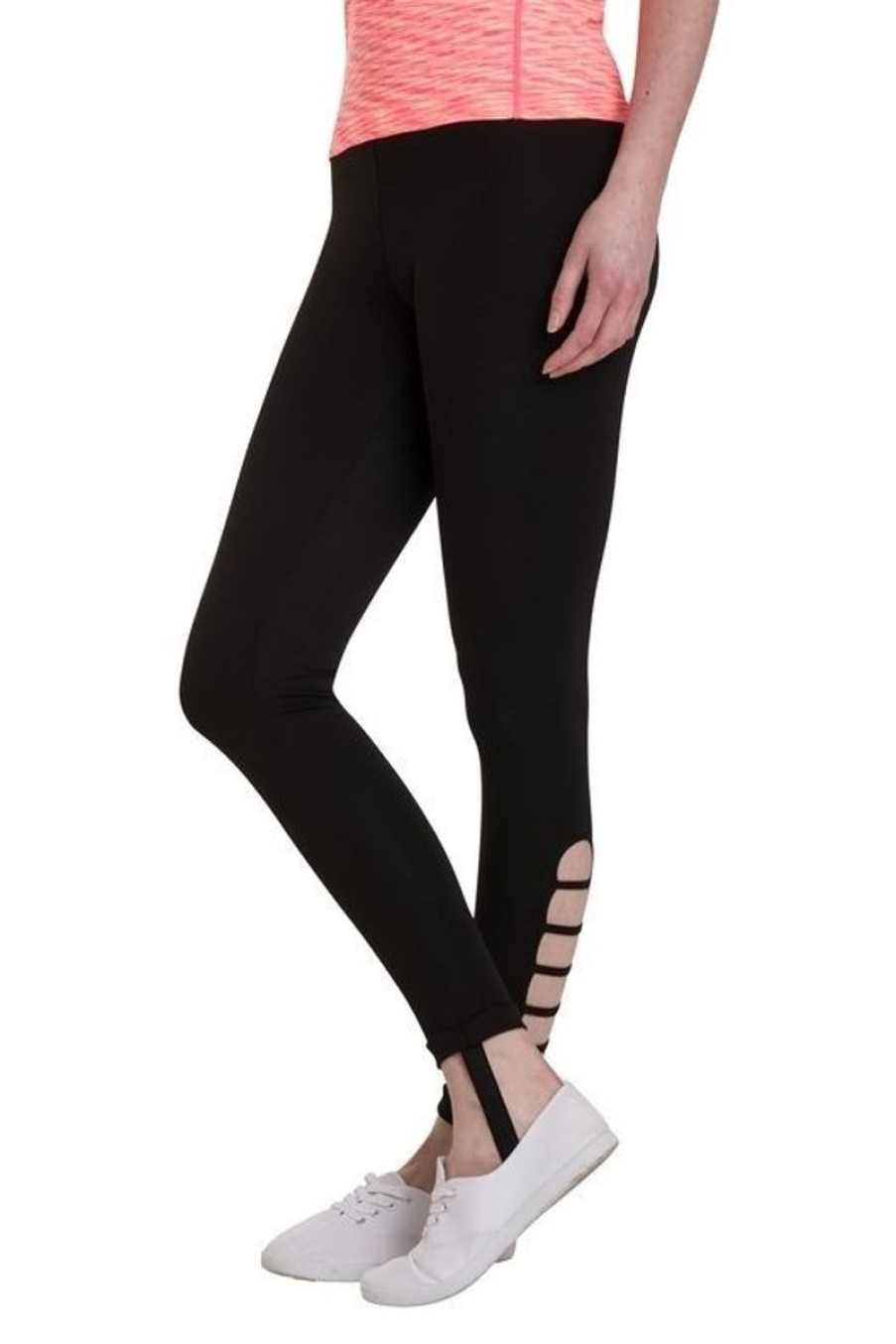 Women South Beach Activewear | South Beach Cutout Stirrup Leggings