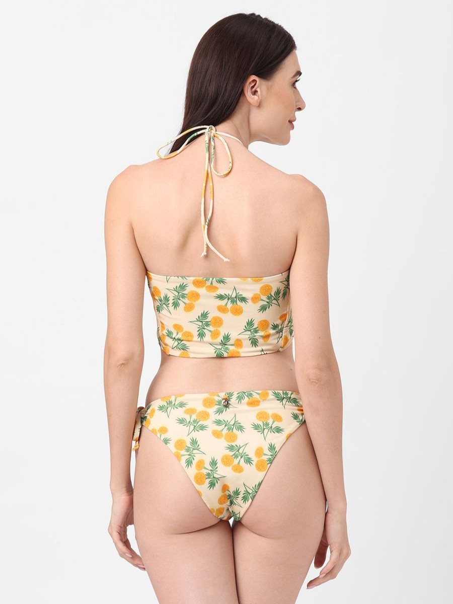 Women Esha Lal Bikini Sets | Marigold Bikini Set