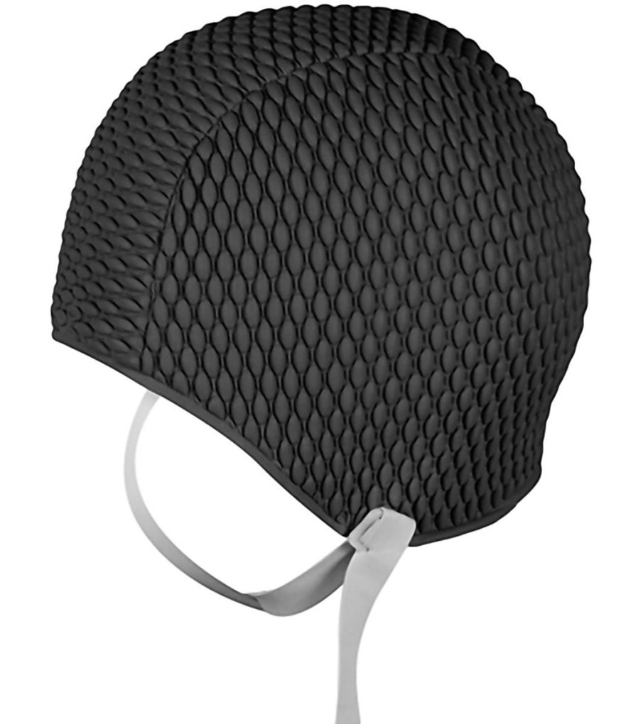 Swim Equipment Sporti | Bubble Swim Cap With Chin Strap