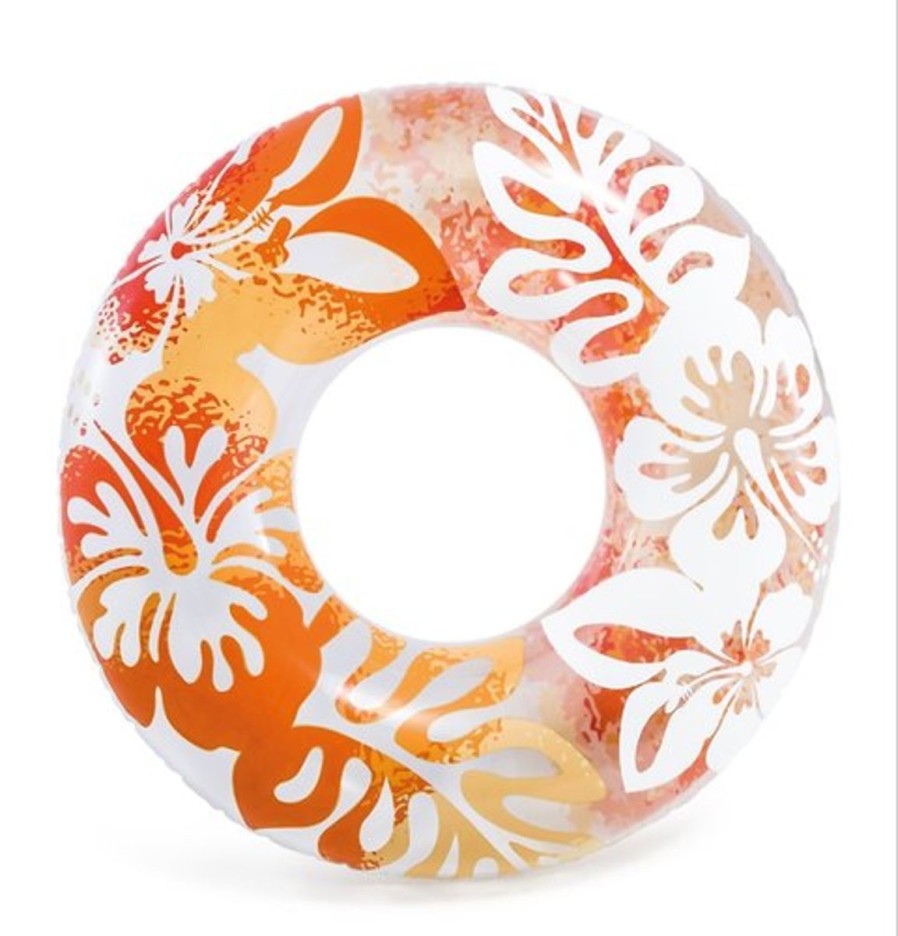 Pool Fun The Beach Company | Tropical Pool Tube Yellow