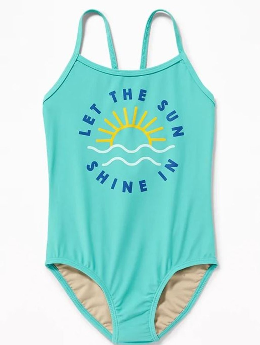 Kids The Beach Company Swimsuits For Girls | Let The Sun Shine Swimsuit Multi