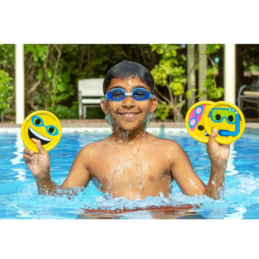 Kids Poolmaster Pool Floats & Games | Emoji Dive Discs (Pack Of 3)