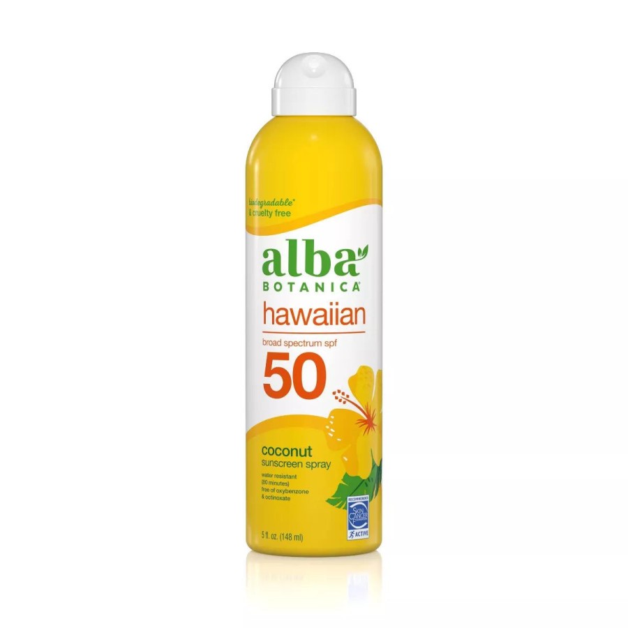 Women Alba Botanica Suncare | Hawaiian Coconut Sunscreen Spray Spf50 148Ml