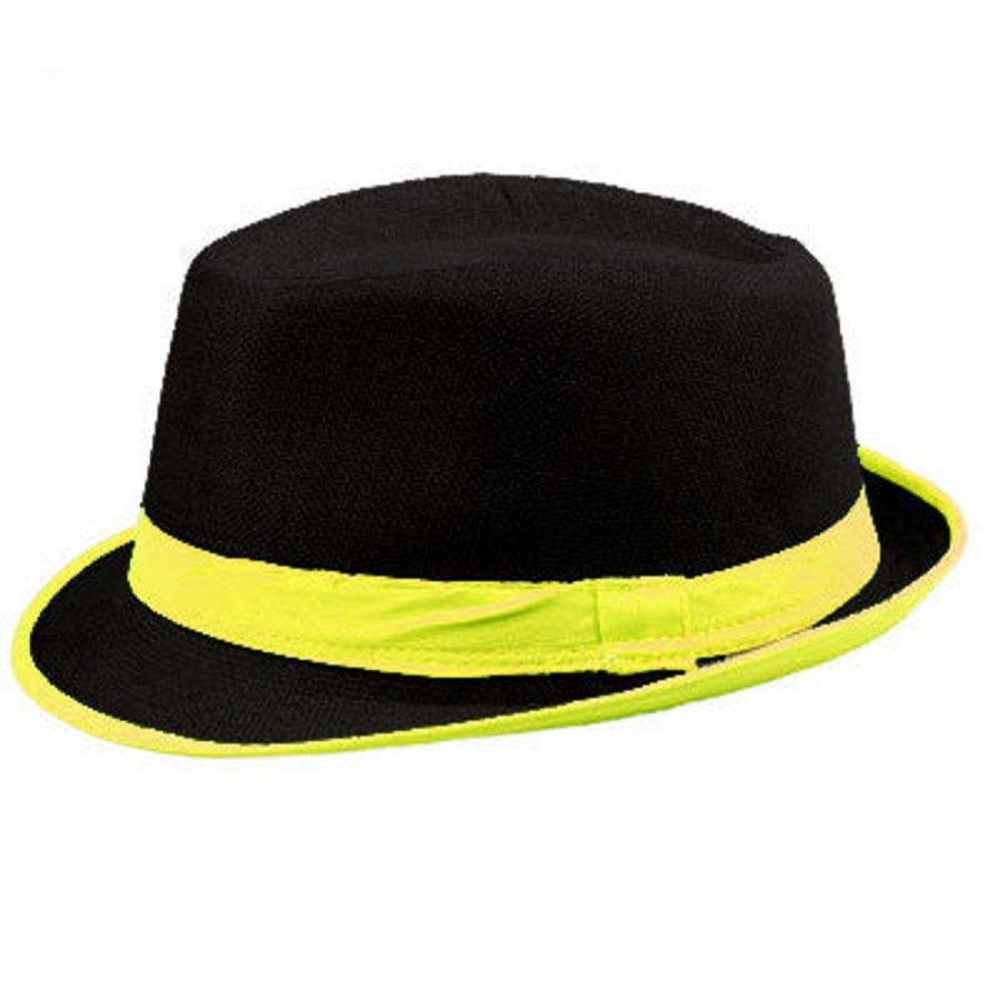 Women The Beach Company Beach Hats | Neon Fedora Hat