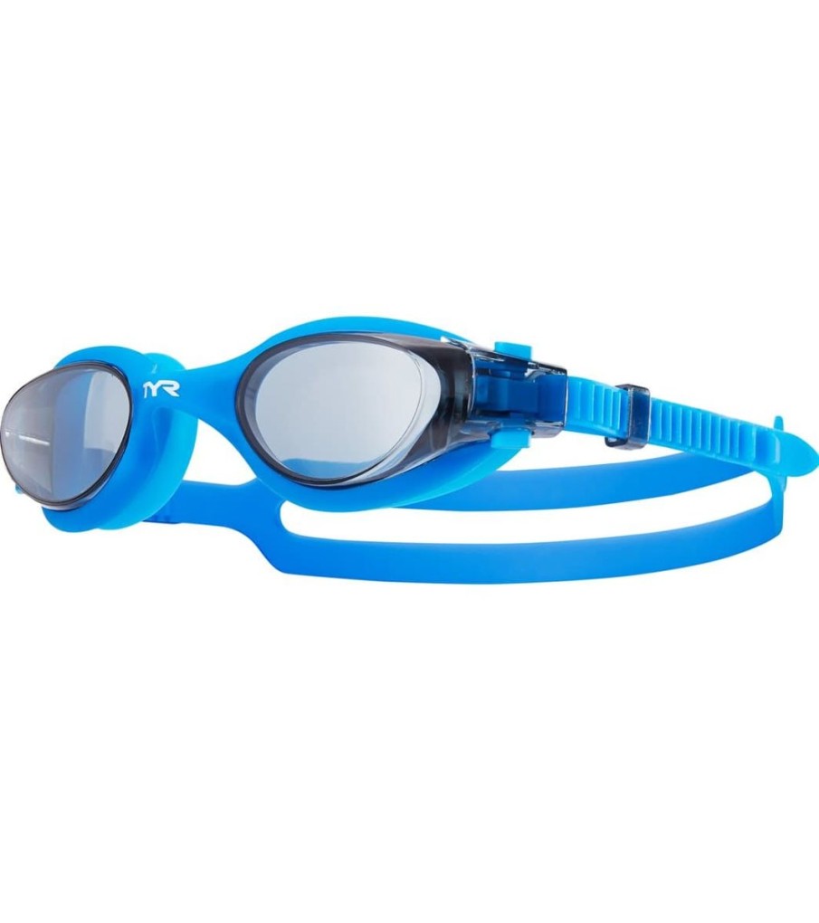 Men TYR Swimming Goggles | Vesi Swim Goggles Smoke/Blue