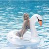 Pool Fun ClubSwim | Swan Inflatable Pool Swim Float Tube With Feather 40"