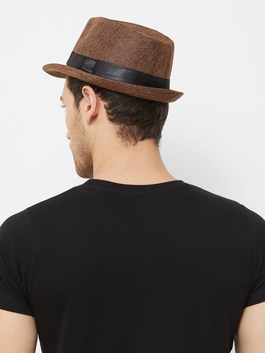 Men The Beach Company Hats | Fedora Beach Hat - Brown