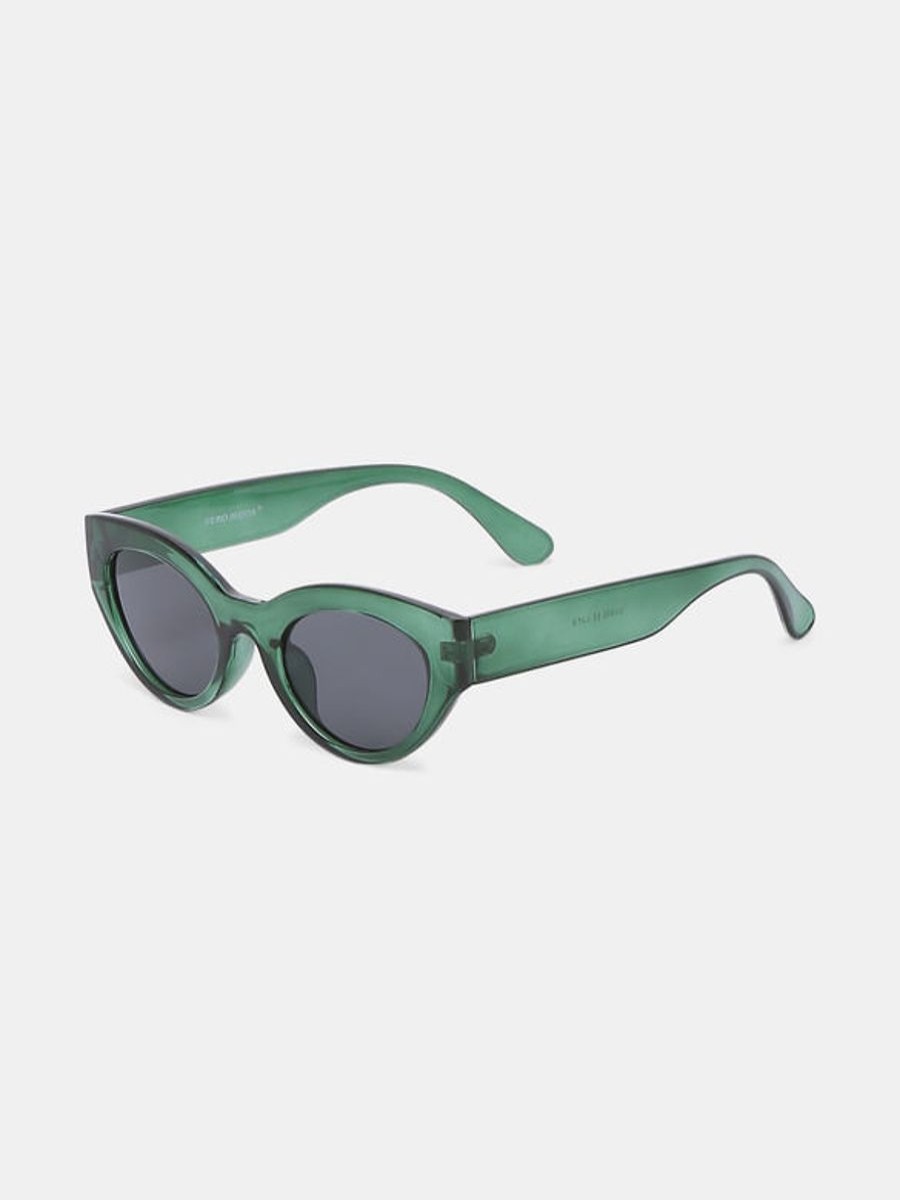 Women Vero Moda Sunglasses | Green Cat Eye Sunglasses