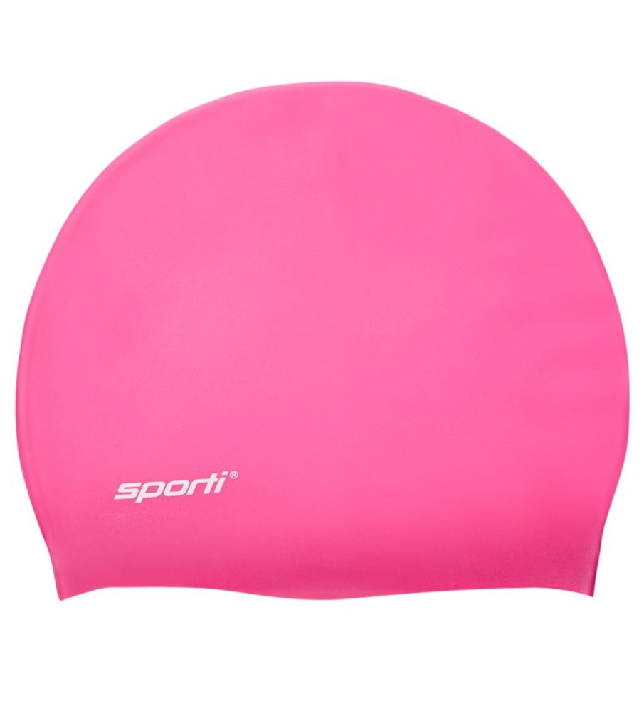 Swim Equipment Sporti | Sporti Silicone Swim Cap Pink