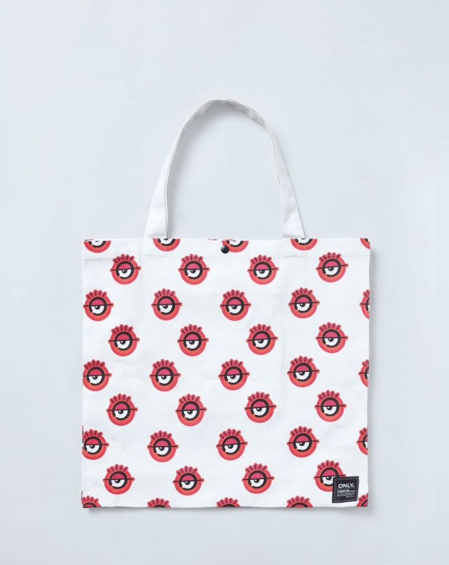 Women ONLY Bags & Totes | X Minions Graphic Print Tote Bag White